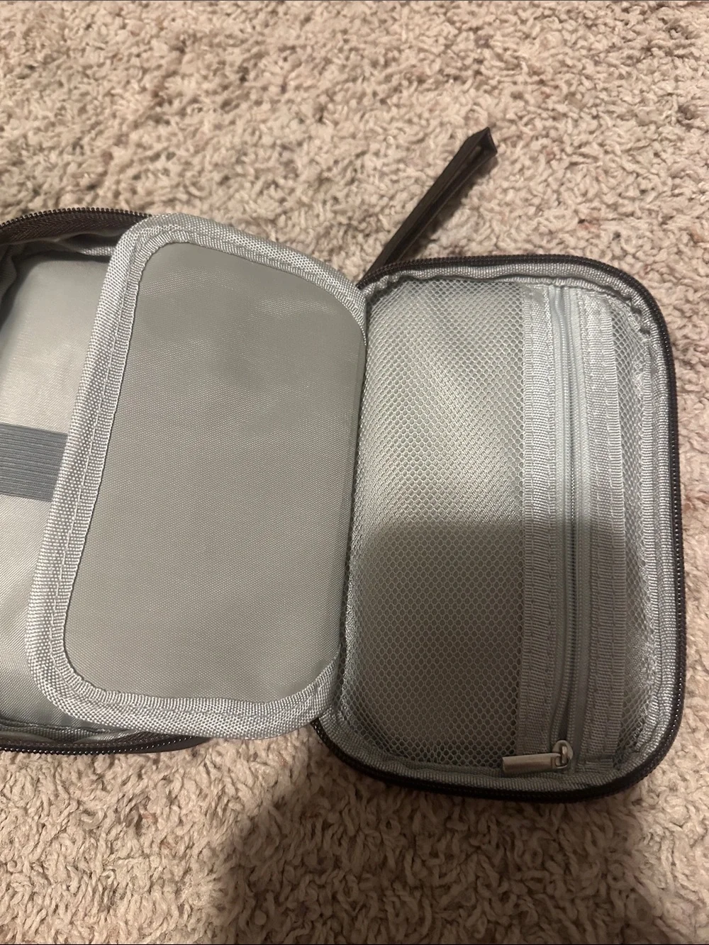 Greats Brown Tech Toiletry Pouch with Organizer